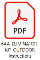 6AA-ELIMINATOR-KIT-OUTDOOR Instructions